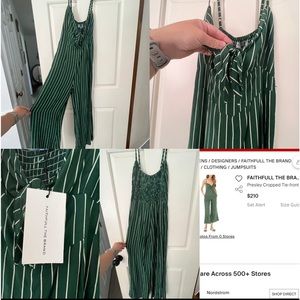 Faithful the Brand jumpsuit! Size XS, never worn. Tags still on!